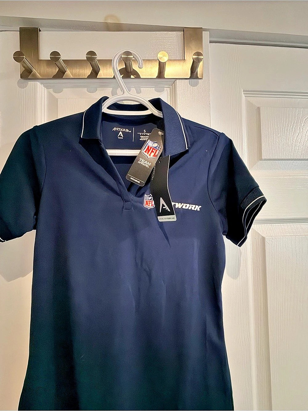 NFL Navy Short Sleeve Polo NWT